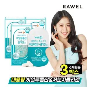 웰업 히알루론산콜라겐정 60정 x 3박스 (6개월분) / 히알루론산 콜라겐