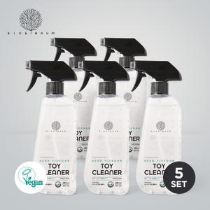 [아이너바움] 비건인증 토이클리너 아기 장난감 소독제 99.9%항균 480ml 5개 세트