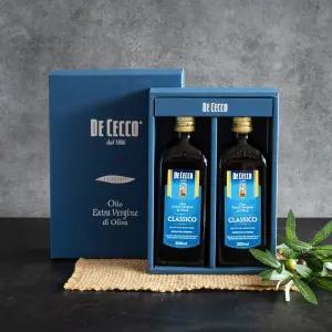 데체코 4호 선물세트 엑스트라버진 올리브유 500ml 2병 오일