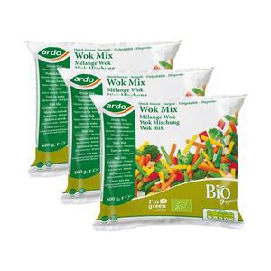 [웰팜][ARDO] 냉동 유기농 웍믹스 600g x 3팩