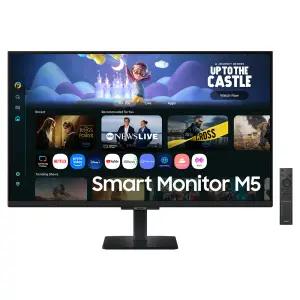삼성전자 스마트 모니터 S32CM500 블랙 32인치모니터 OTT 넷플릭스 유튜브 미러링LS32CM500EKXKR