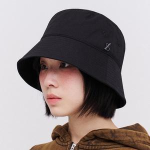 [블랙샌즈]로고 스탠다드 코튼 버킷햇_블랙