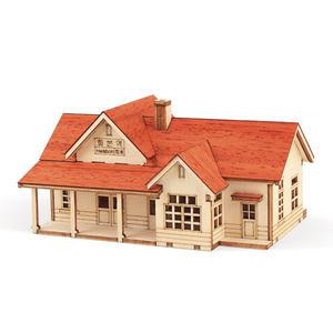 영공방 나무 조립 키트 DIY 우드키트 미니 간이역 화본역 YM 562