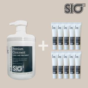 (정품) 시오 전문가용 프리미엄 클리닉 트리트먼트 대용량 1,000ml + 미니어처(30ml) 10개
