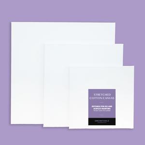미술용 정사각캔버스 수업용 연습용 미술 작은 직사각 캔버스 15cm 20 cm 25cm 30cm