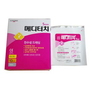 메디터치 상처습윤밴드 흉터 세포재생 폼 드레싱밴드 2mm 5mm 10매
