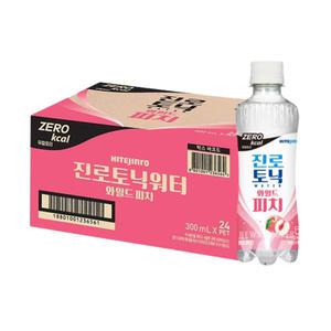 [소비기한 임박] 하이트진로 토닉워터와일드피치, 300ml, 24개입