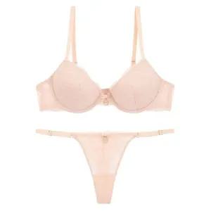 [롯데백화점]엠포리오아르마니 플라워 레이스 푸쉬업브라,티팬티세트(0824185510-0824110508)