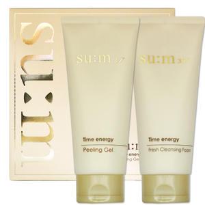 숨37 타임에너지 필링 젤 기획세트 /필링젤 100ml+클렌징 폼 100ml