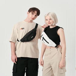 [SEEKS] 식스 랜디 남녀공용 캐주얼 힙색 웨이스트백 바디백 가벼운가방