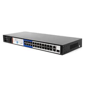 24포트 POE+ 250W TP/SFP 스위치 NEXT-POE428SFP-GTP [H@lu]