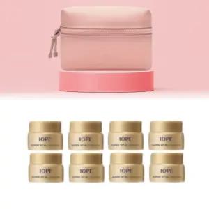 헤라 데어투베어 파우치 & 아이오페 슈퍼바이탈 크림 40ml (5ml 8개) 세트