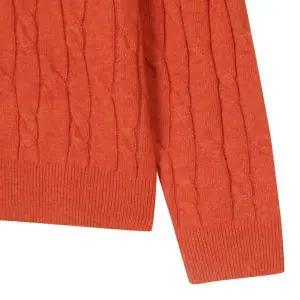 [롯데백화점]Fahrenheit 24FW 파렌하이트 오렌지 케이블 에센셜 풀오버 (FJUCH8302)
