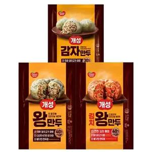 [동원에프앤비][S]동원 개성 왕만두 2.1kg x 2개/김치왕만두/감자만두