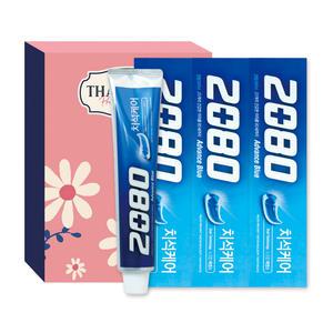 치약 선물세트 애경 2080 어드밴스 블루치약 120g 3P