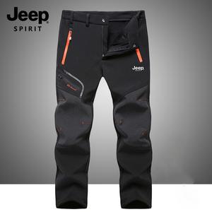 JEEP 남성용 야외 스포츠 하이킹 캠핑 카고 팬츠
