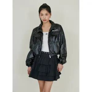 [롯데백화점]에고이스트 텍스쳐 블럭 숏 점퍼(ER2TZ300)