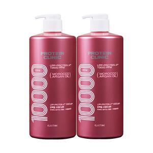 엘라스틴 프로틴클리닉 고영양 단백질 샴푸 피치블로썸향, 1000ml, 2개