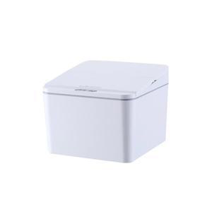 책상 욕실 휴지통 자동 액세서리용 센서쓰레기통 센서 접이식 충전 UV 6L 가정용 화이트