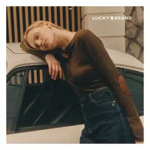 럭키브랜드 리브드 스웨이드 패치 풀오버 3종 684654