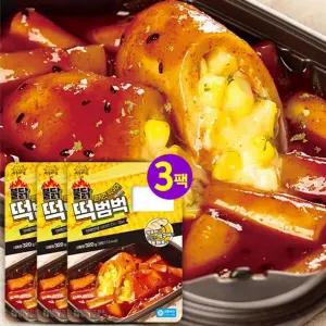 [서울마님] 떡범벅 불닭맛 콘치즈 320g x3팩