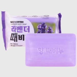 국산 때비누 라벤더 향비누 피부 노폐물제거 보습 목욕용 비누