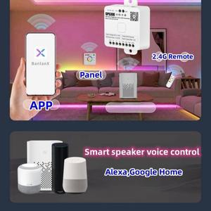 DC5V-24V 다기능 와이파이 컨트롤러  SP530E 5CH PWM SPI 픽셀 컨트롤러 RB4 원격 RGBCCT 5CH 스마트폰 앱