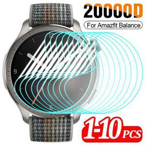 1 10PCS Amazfit Balance 스마트 시계 용 소프트 TPU 하이드로 겔 필름 스크래치 스크린 보호기 커버 유리가 아님