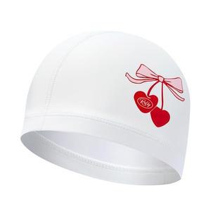 랠리 2025 아동용 우레탄 코팅 수모 수영모 R63086 WHT