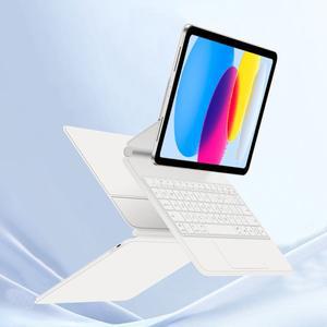iPad A16 용 매직 키보드 11 인치 2025 세대 태블릿 스마트 케이스 포르투갈어 스페인어 히브리어 아랍어