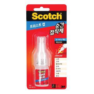 3M 순간접착제 트위스트형 AD110 10g 60개