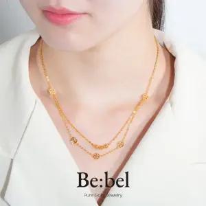 순금목걸이 7.5g(2돈 두돈) 24k 여자 디자인 클로버 비벨