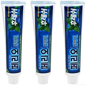 엘지생활건강 페리오 뉴 후레쉬 알파 치약 150g 3개