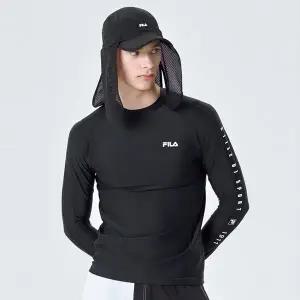 [휠라](광주신세계)[FILA] 풀오버 래쉬가드 (FS2RTG2402M_BLK)