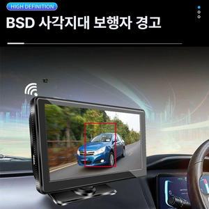 자동차 측방카메라 모니터세트 카메라 좌우 측면 차량용 중장비 투시경 감시 트럭 무선 포터