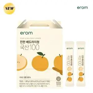 [혜택 가34,800원] 이롬 진한 배도라지청 국산100 10ml x 100포(대용량)
