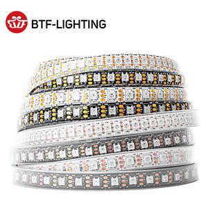 WS2812B RGB 60 IC 매직 주소 IP30 화이트 조명 LED 2M 1M 가능 144 PCB 5M 30 WS2812 5V 100 4M 블랙 개별적으로 스트립 지정