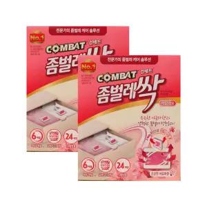컴배트 좀벌레싹 서랍장용 아로마향 24개입 2개