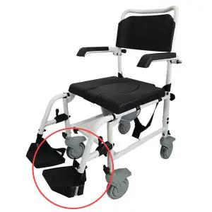 MAXHEALTH 좌변기형 샤워휠체어 MAX2081용 부품 발판 (낱개)