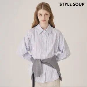 [본사] 정상가  59 000원 | 스트라이프 모던 셔츠  SB8LSE2)