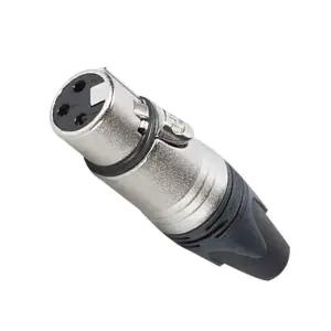 캐논잭 XLR 3핀 커넥터 암 뉴트릭 스타일 NC3FXX 카나레 모가미 마이크젠더 CG101