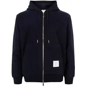톰브라운 25FW 네이비 백 RWB 후드 집업 자켓 MJT153A 03377 415
