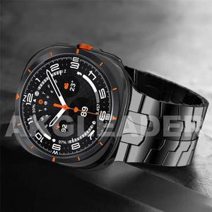 AKGLEADER 아이언맨 티타늄 스트랩 삼성 갤럭시 시계 7 울트라 팔찌 원클릭 부착 watch7ultra 47mm 밴드