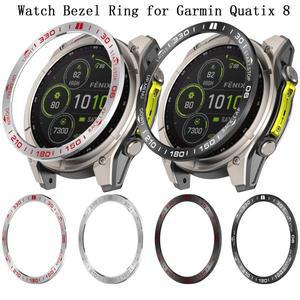 Garmin Quatix 8 용 금속 시계 베젤 링 액세서리 47mm 51mm 스테인레스 스틸 Smartwatch 보호 케이스