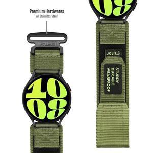 삼성호환 갤럭시 호환 시계 7 6 5 4 40/44mm 클래식 47mm 밴드 화웨이 GT5 4Pro 용 22mm 밀리터리 나일론