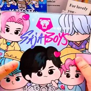 케이팝 데몬헌터스 DIY 종이 도안 호랑이 케데몬  만들기 사자보이즈 루미 케데헌 인형 더