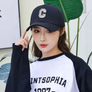 하이베키 남자 큰모자 대두 빈티지 깊은 러닝캡 볼캡