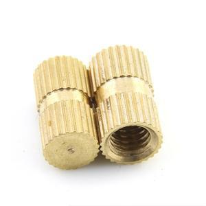 10-50pcs M3 M4 M5 M6 M8 황동 블라인드 홀 사출 성형 너트 나사 삽입 내장