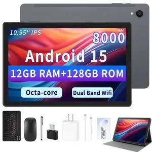 가성비태블릿 ANRY 1095-inch HD Display Tablet 안드로이드 15 12GB RAM 128 ROM 24G5G WiFi T606 Octa-Co