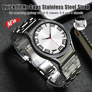 삼성 갤럭시 워치 8 클래식 46mm 울트라 2025용 스테인리스 스틸 메탈 스트랩 7 6 5 4 FE 호환)